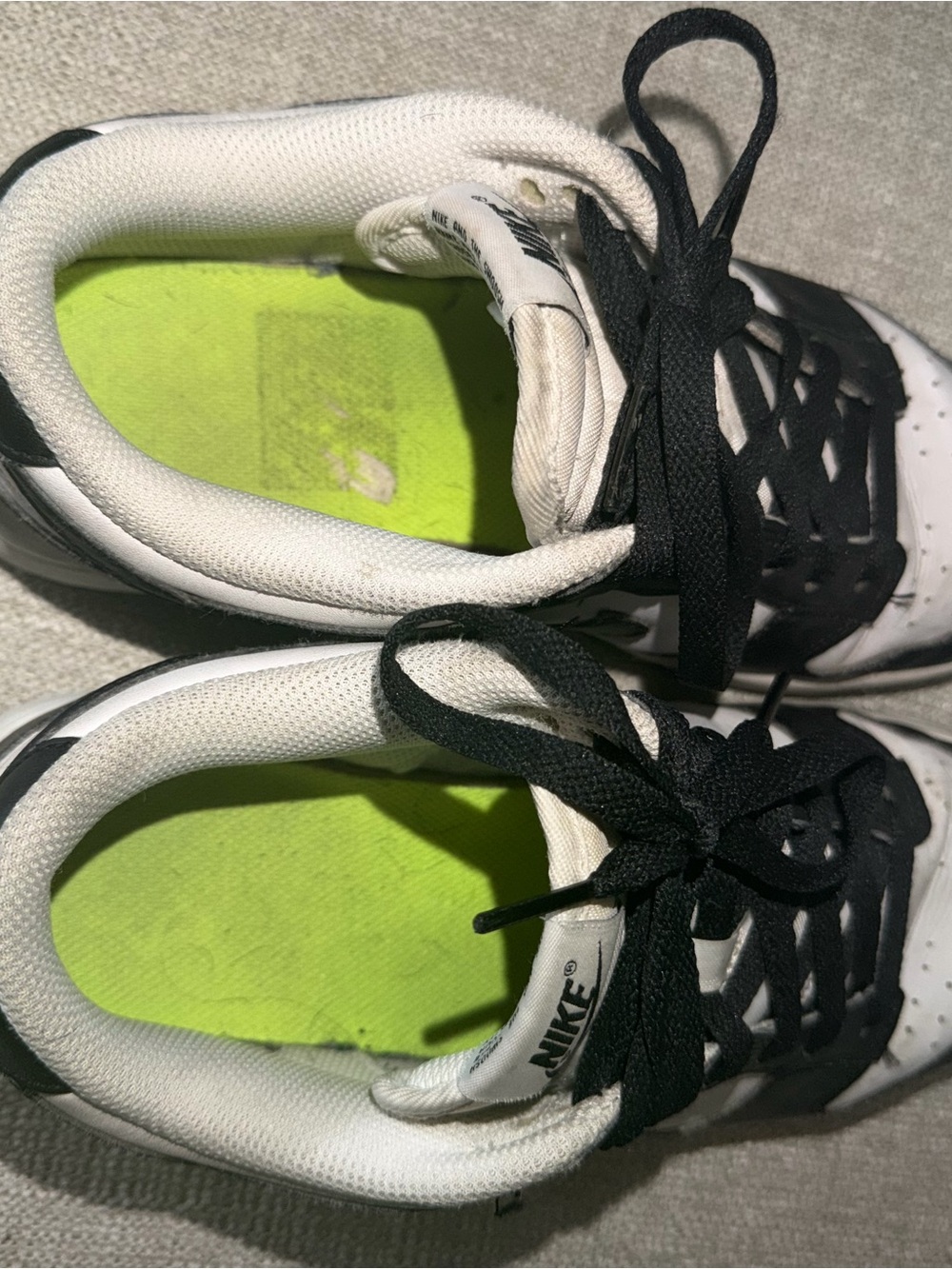 Nike Low Dunk Retro Panda Black and White W9 - Picture 7 of 8